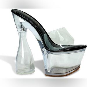 Transparent Platform Heels